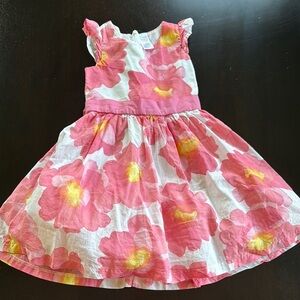 Gymboree Pink and Yellow Floral Dress